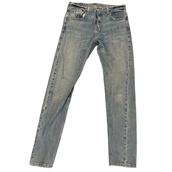 Levis 512 Blue Slim Tapered Jeans Size 30 X 32 - Picture 1 of 3